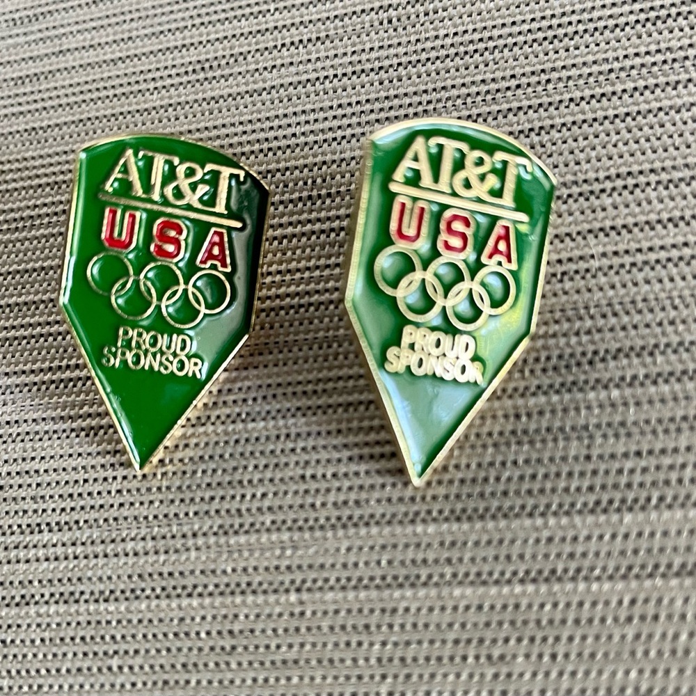 Olympic sponsor pin from AT&T